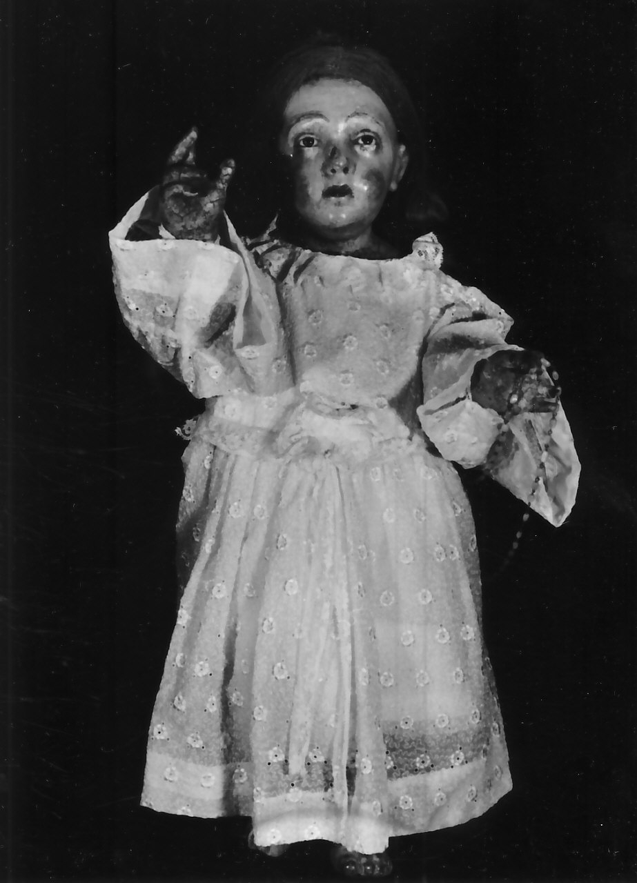 Gesù Bambino (statua, opera isolata) - bottega calabrese (fine/inizio secc. XVIII/ XIX)