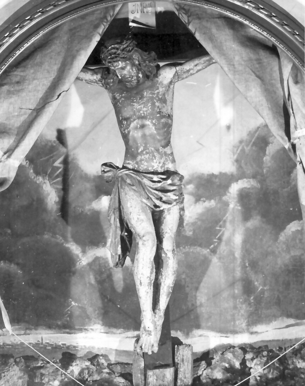 crocifisso, opera isolata - bottega calabrese (inizio sec. XVII)