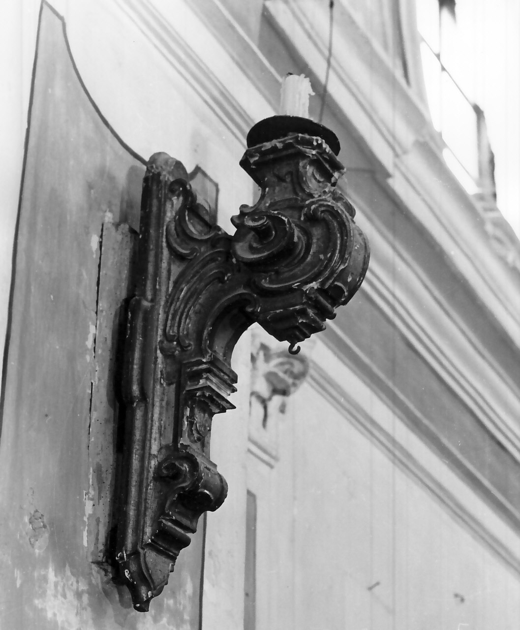 candeliere da parete, opera isolata - bottega calabrese (sec. XVIII)