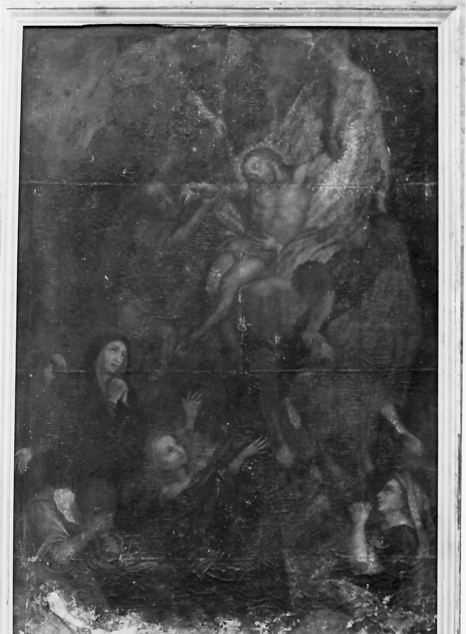 deposizione di Cristo dalla croce (dipinto, opera isolata) - ambito calabrese (sec. XVIII)