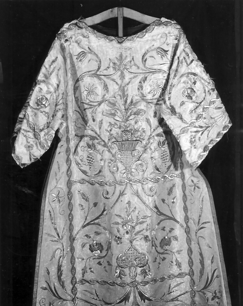 tunicella, elemento d'insieme - manifattura calabrese (inizio sec. XIX)