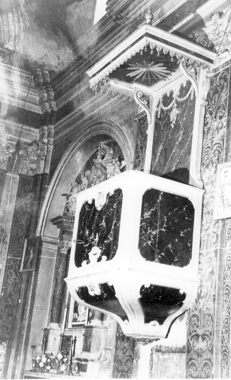 pulpito, opera isolata - bottega calabrese (sec. XVIII)