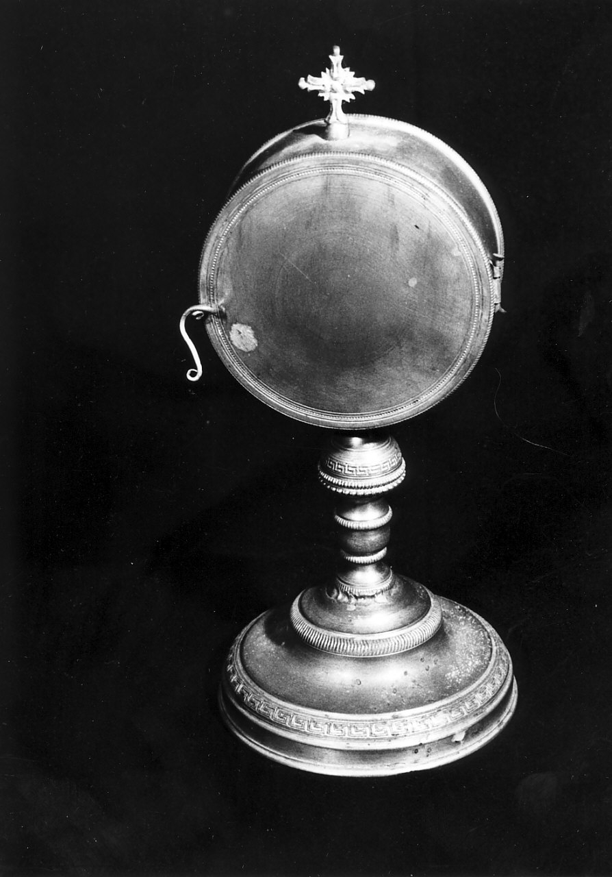 teca eucaristica, opera isolata - bottega Italia meridionale (sec. XIX)