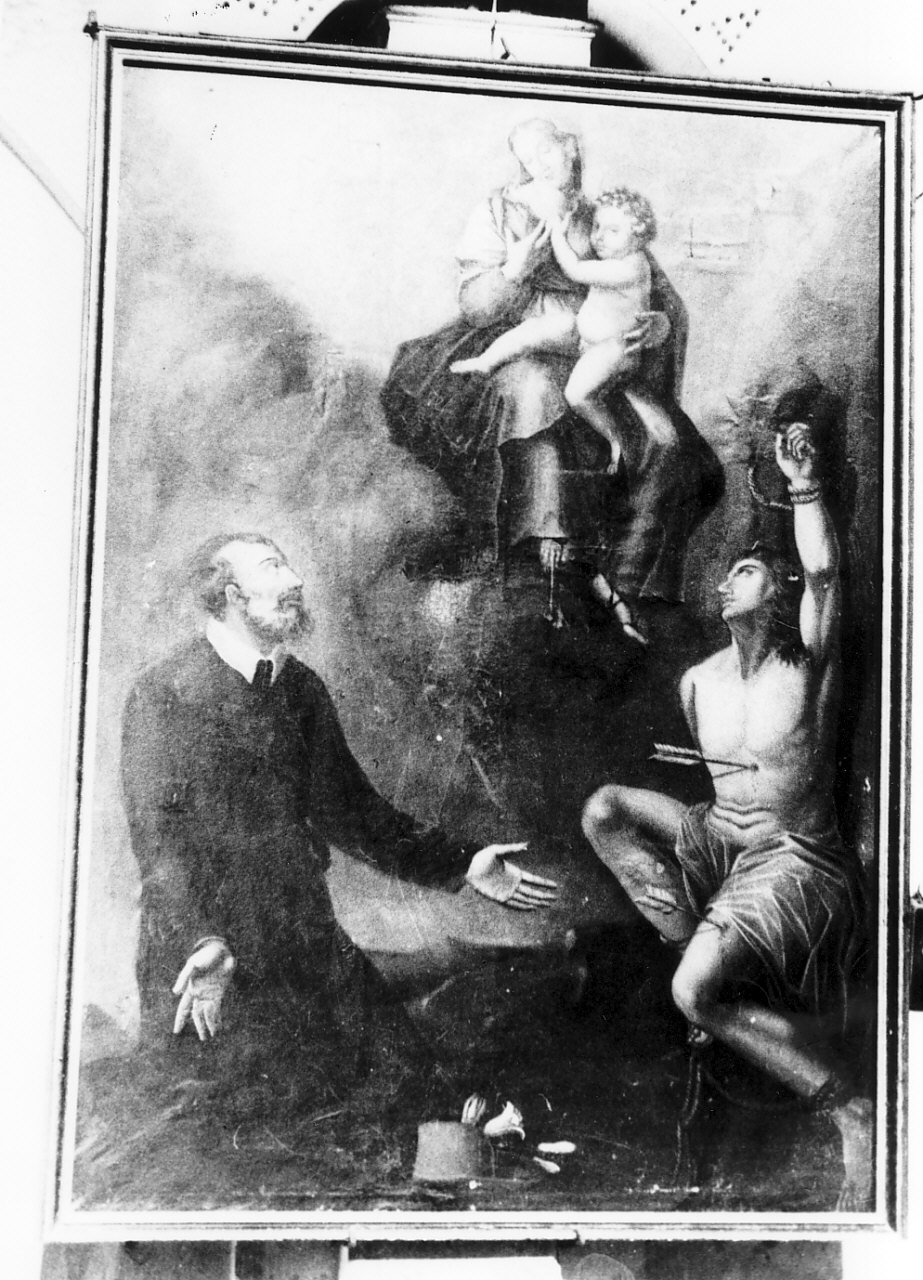 Madonna con Bambino e Santi (dipinto, opera isolata) - ambito calabrese (fine/inizio secc. XIX/ XX)