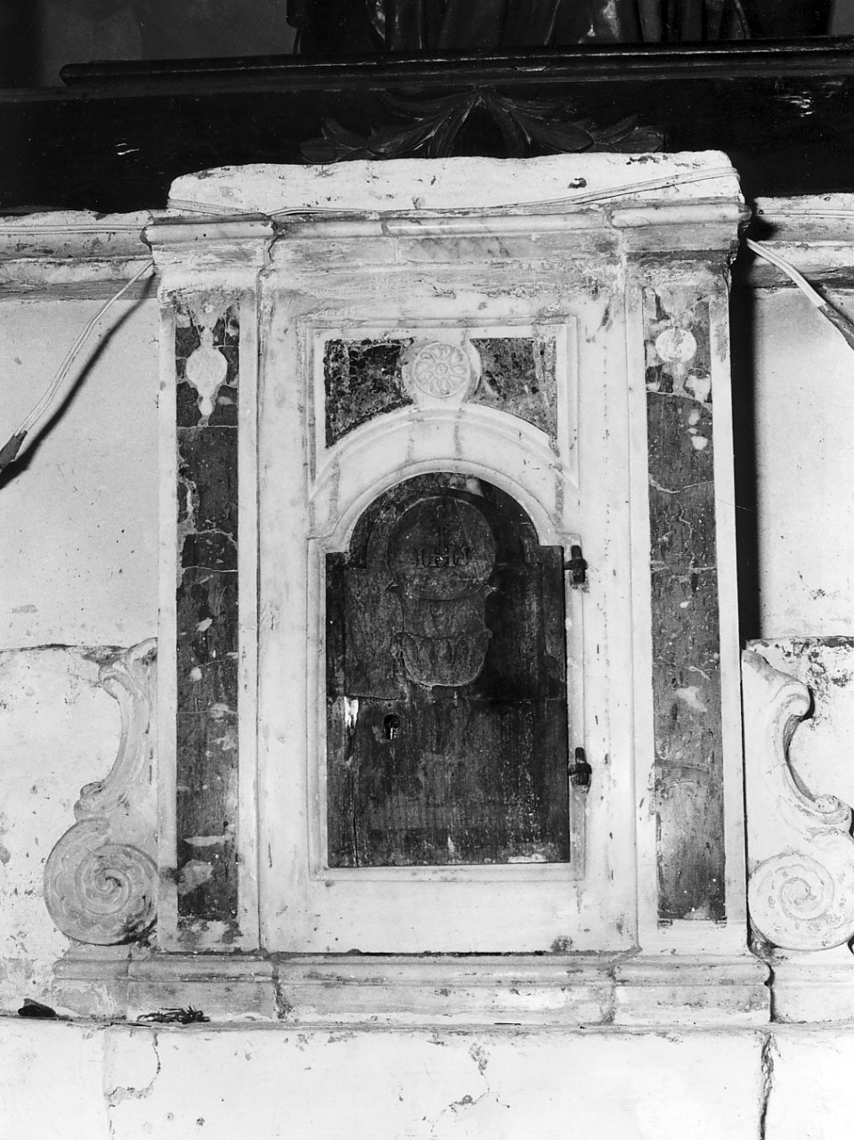 tabernacolo, insieme - bottega calabrese (fine/inizio secc. XVIII/ XIX)