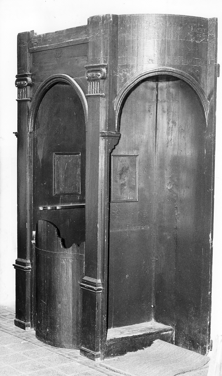 confessionale, opera isolata - bottega calabrese (sec. XIX)