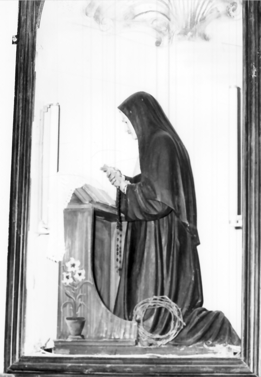 Santa Rita da Cascia (statua, opera isolata) di Stuflesser Giuseppe (sec. XX)