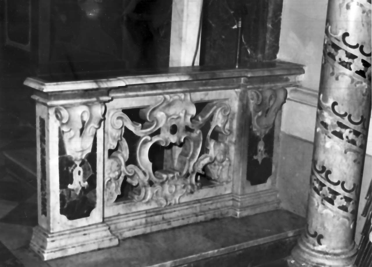 balaustrata, serie - bottega calabrese (sec. XVIII)