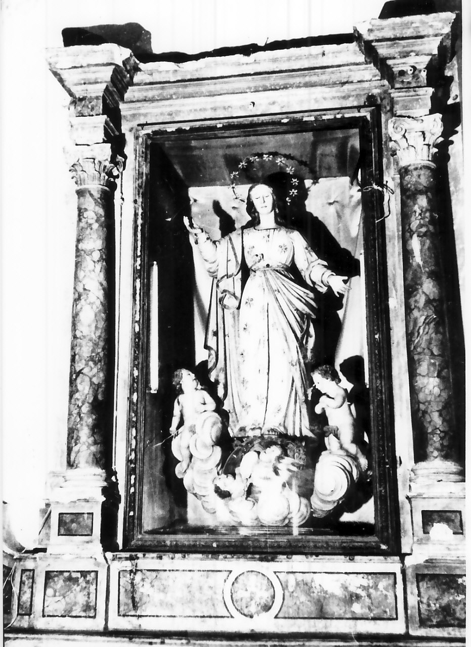 Madonna Immacolata (statua, opera isolata) - bottega Italia meridionale (sec. XIX)
