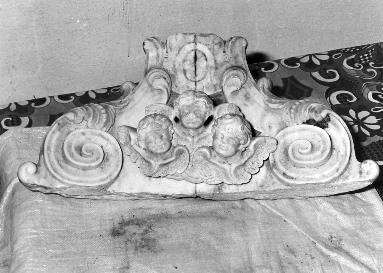 decorazione, frammento - bottega Italia meridionale (sec. XVIII)