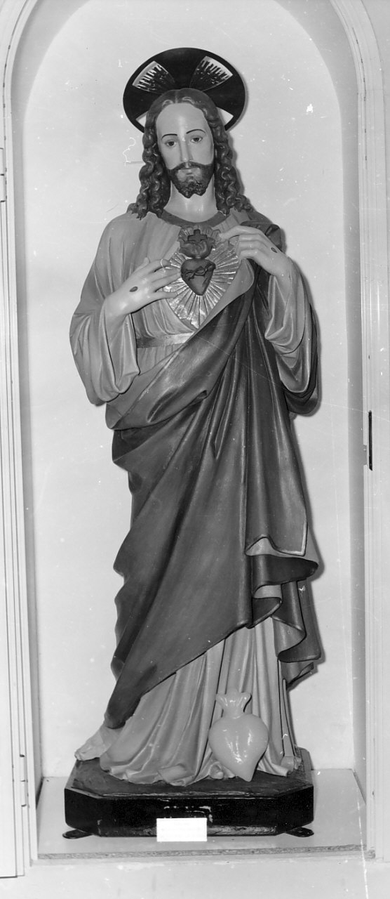 Sacro Cuore di Gesù (statua) - bottega Italia meridionale (sec. XIX, sec. XX)