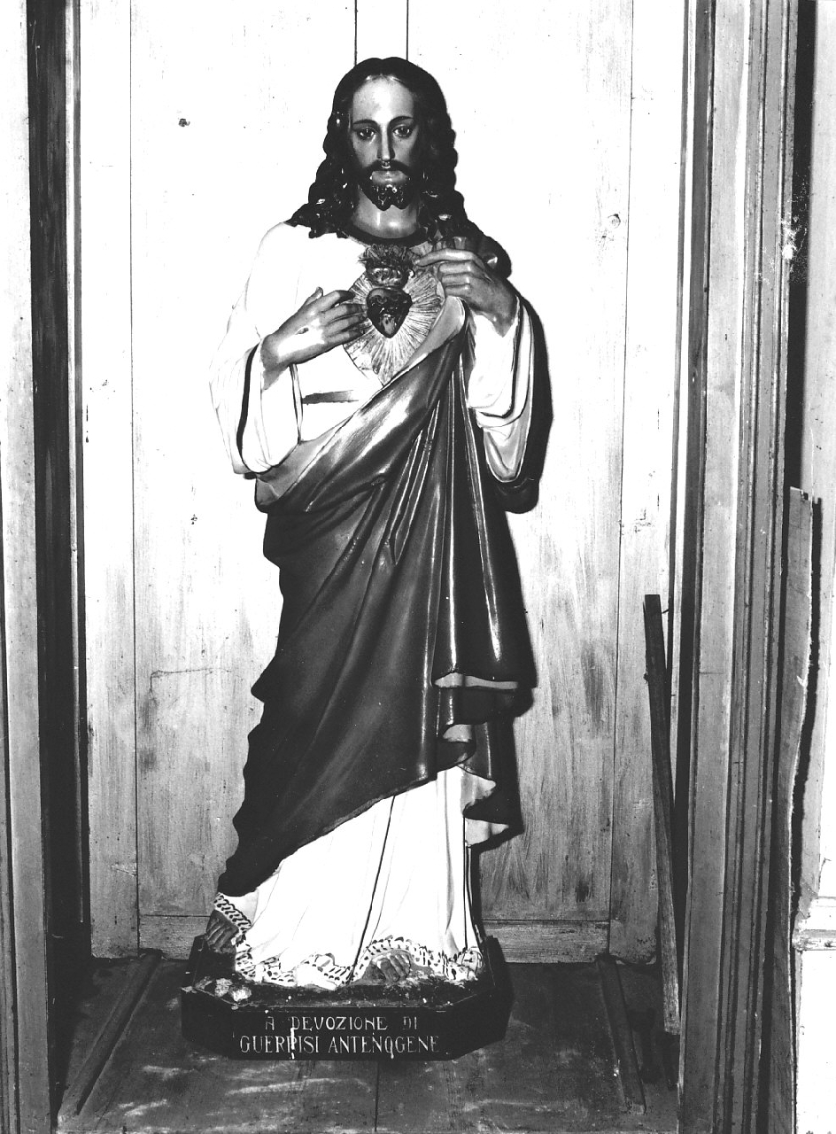Sacro Cuore di Gesù (statua, opera isolata) - bottega calabrese (sec. XX)