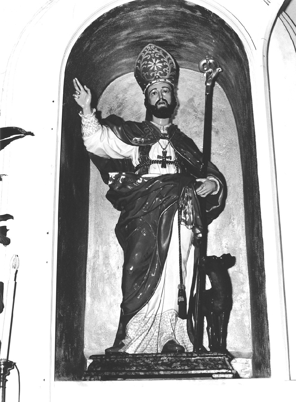 Sant'Atenogene vescovo (statua, opera isolata) di De Lorenzo Domenico (fine sec. XVIII)