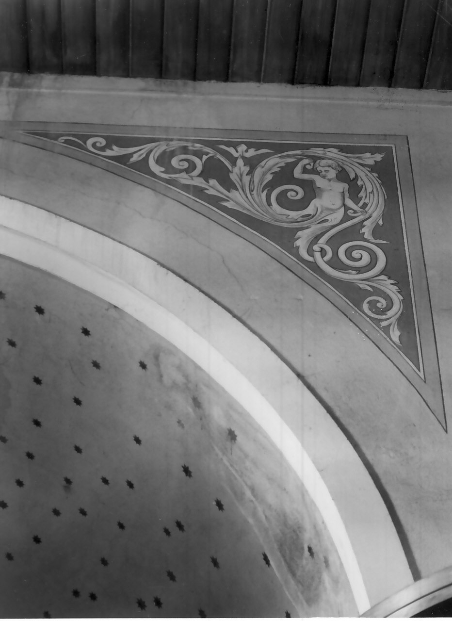 decorazione pittorica, elemento d'insieme - bottega calabrese (sec. XX)