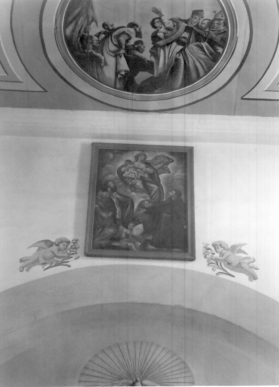 Madonna con Bambino e Santi (dipinto, opera isolata) - ambito Italia meridionale (fine/inizio secc. XVIII/ XIX)