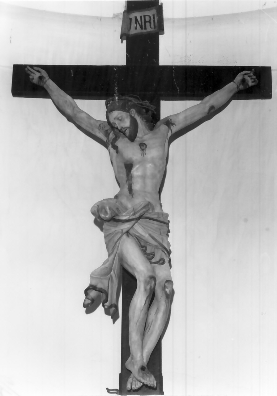 crocifisso, opera isolata - bottega Italia meridionale (sec. XVIII)