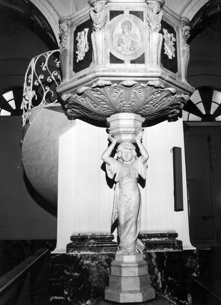 pulpito, opera isolata di Tomagnini Eumene (sec. XIX)