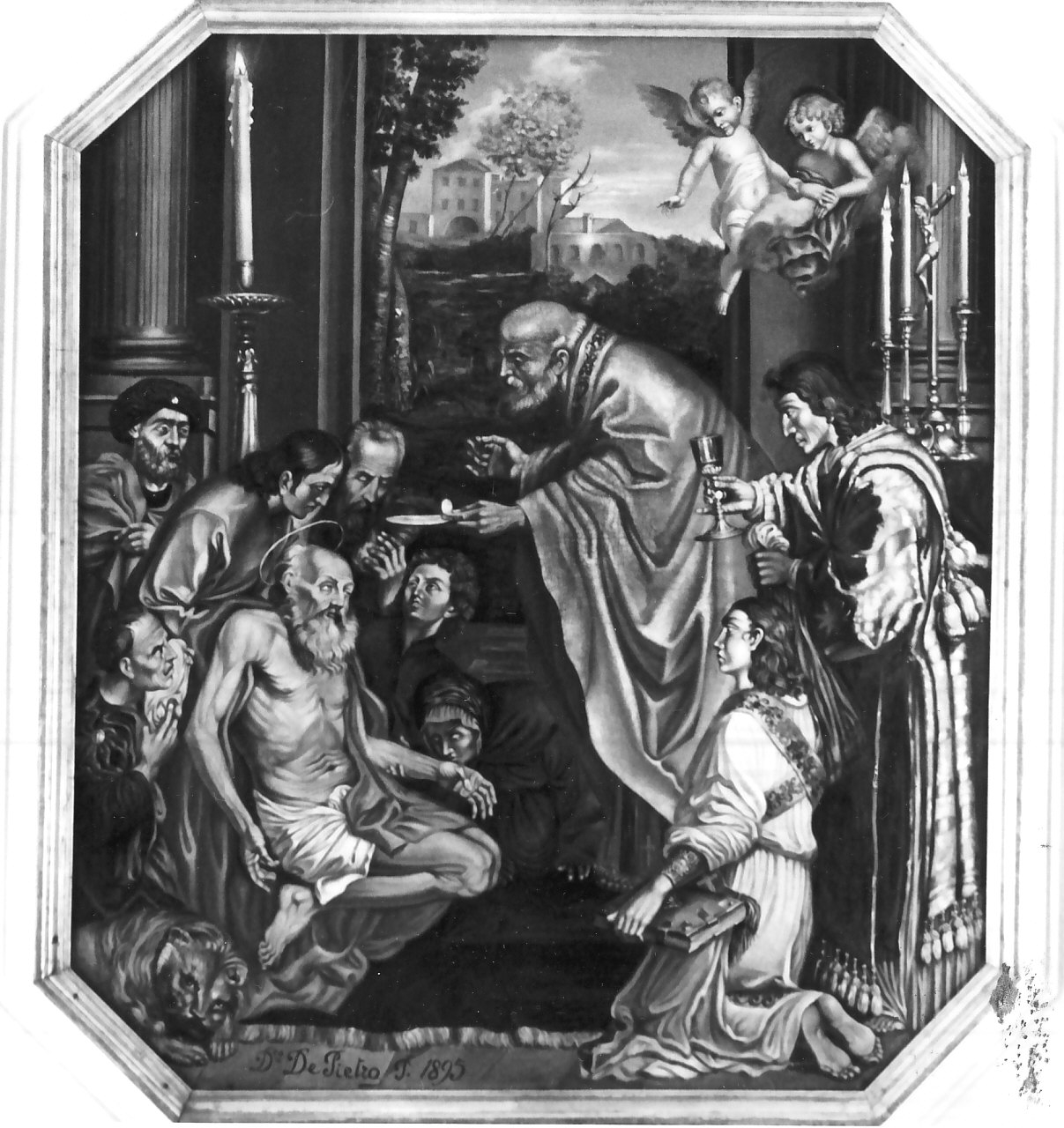 San Girolamo (dipinto, opera isolata) di De Pietro Domenico (sec. XIX)
