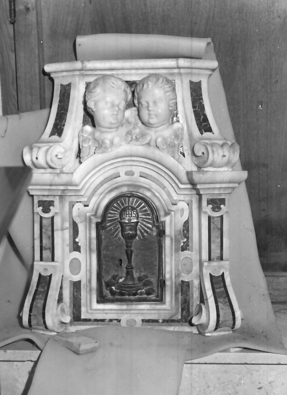 mostra di tabernacolo, opera isolata - bottega siciliana (sec. XVIII)