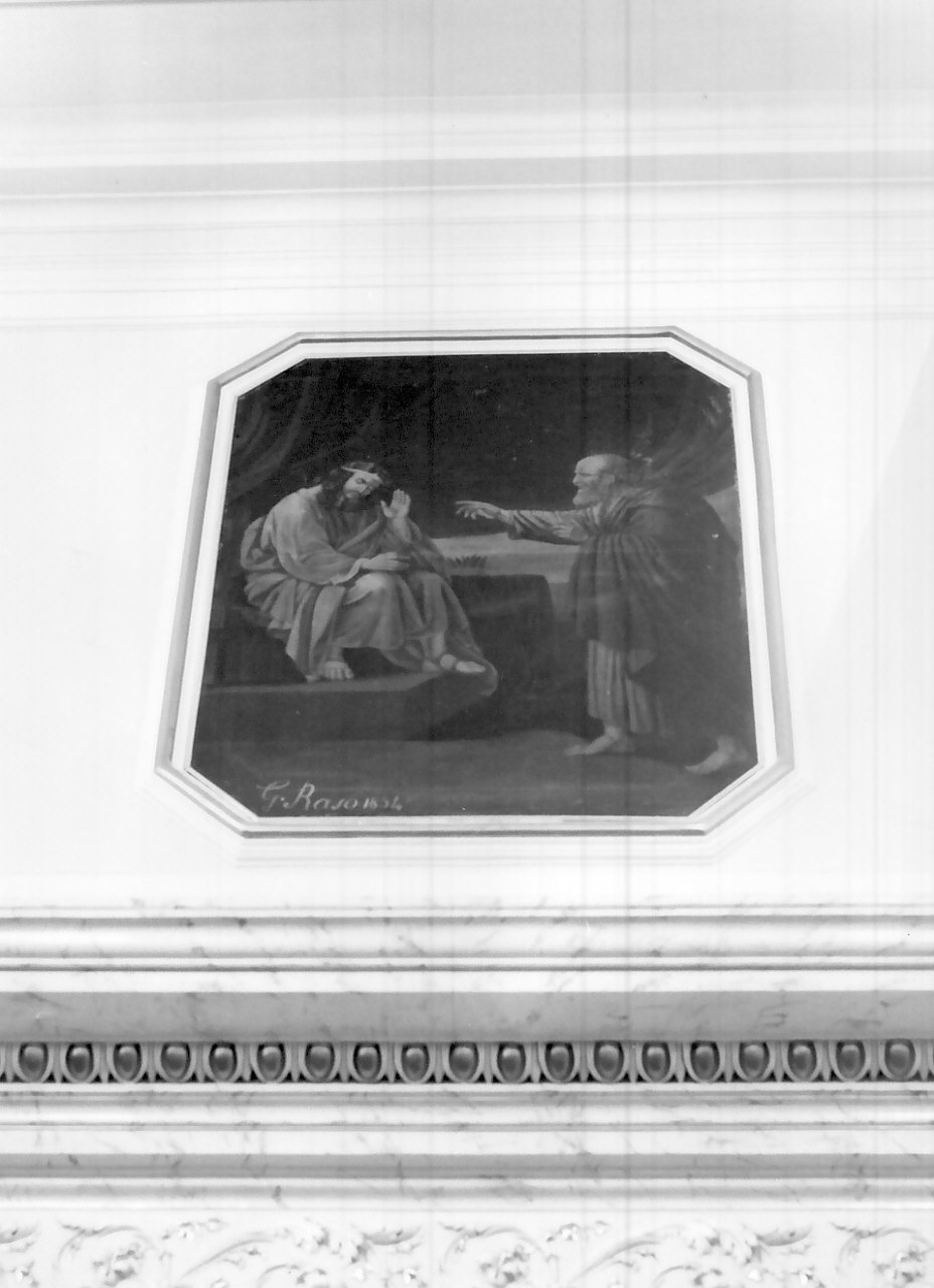 scena biblica (dipinto, ciclo) di Raso G (sec. XIX)