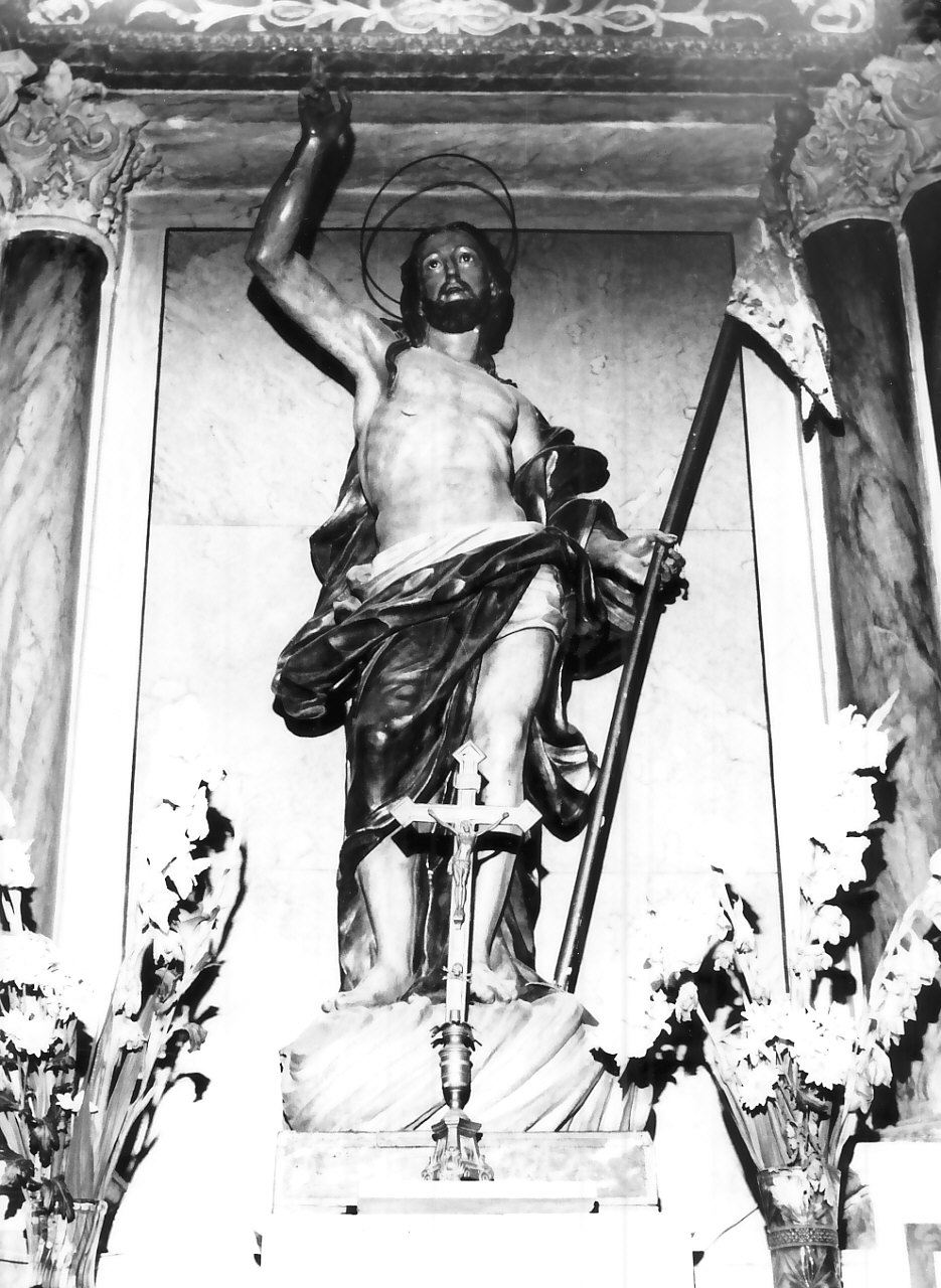 Cristo risorto (statua, opera isolata) di De Lorenzo Domenico (seconda metà sec. XVIII)