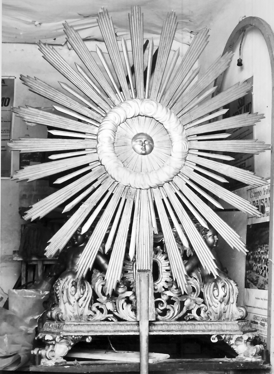 espositorio eucaristico, opera isolata - bottega calabrese (sec. XIX)