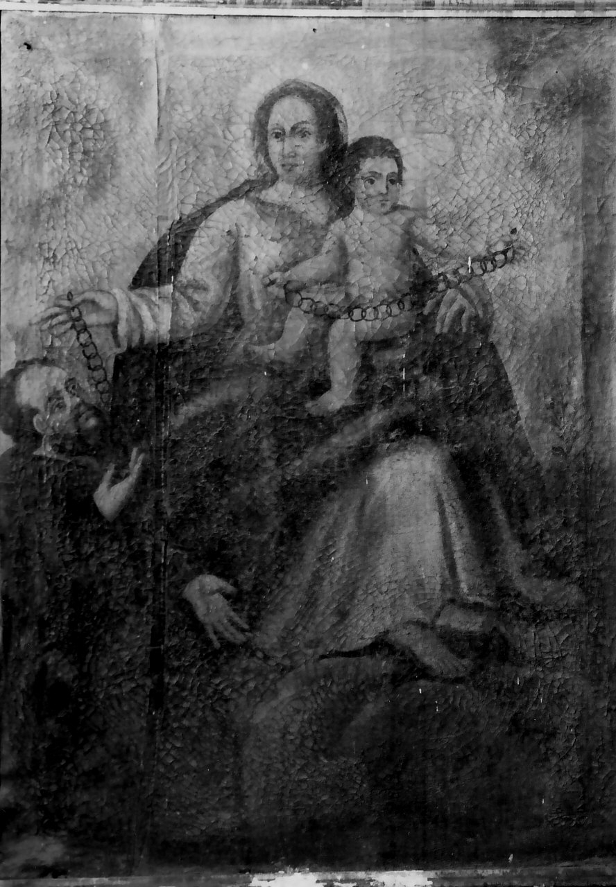 Madonna con Bambino (dipinto, opera isolata) - ambito calabrese (seconda metà sec. XIX)
