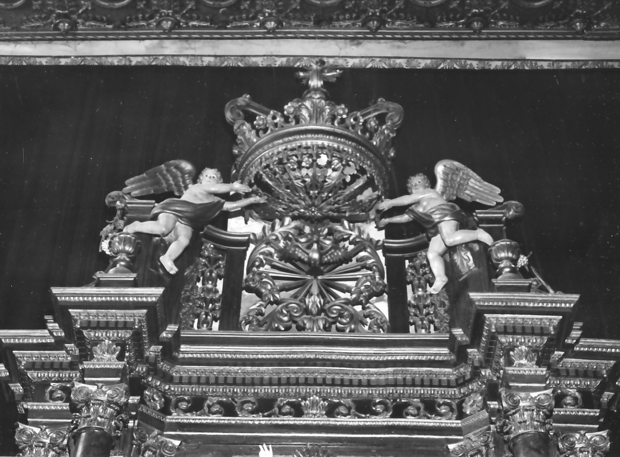 gradino d'altare, opera isolata - bottega Italia meridionale (sec. XIX)