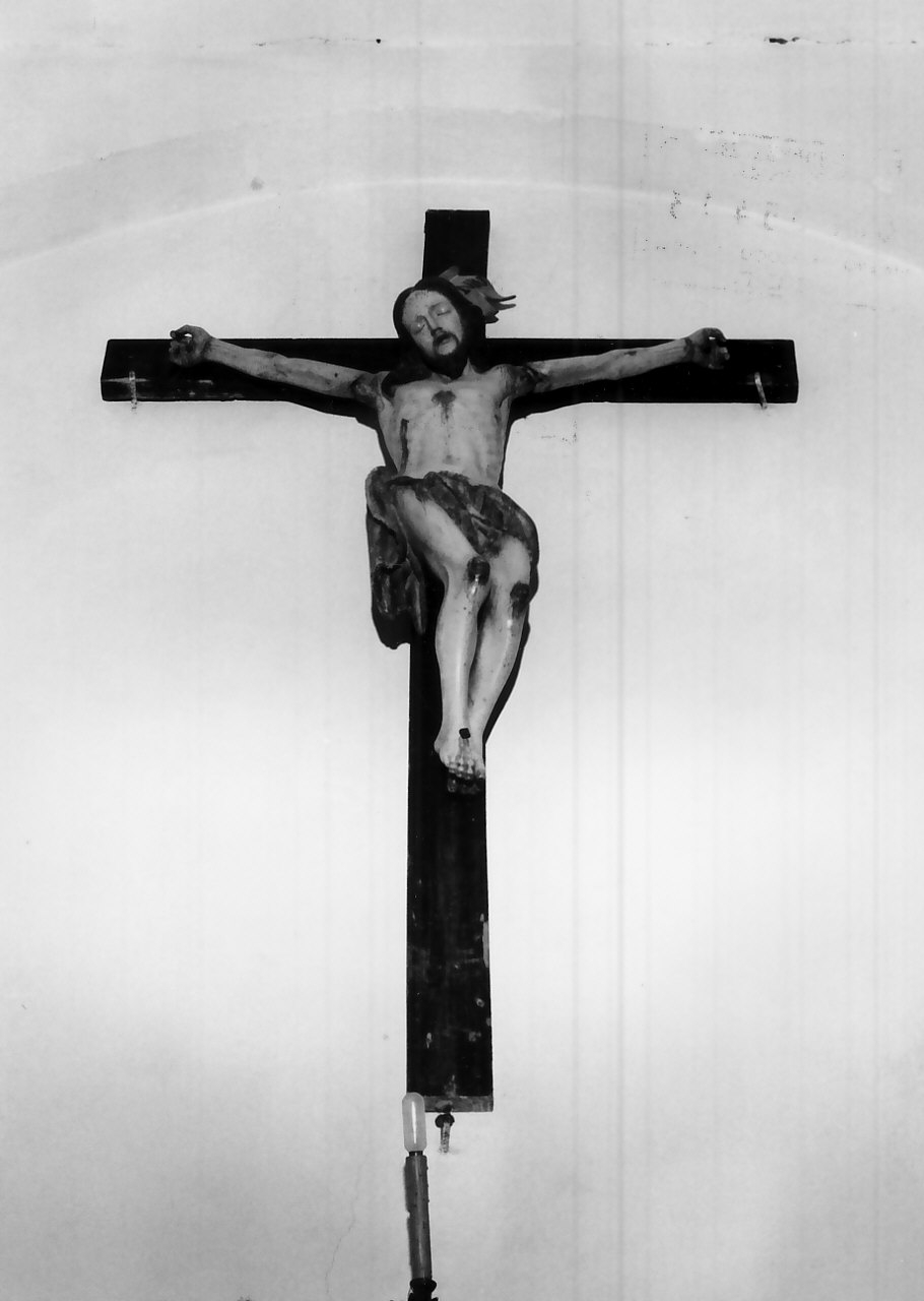 crocifisso, opera isolata - bottega Italia meridionale (sec. XVII)