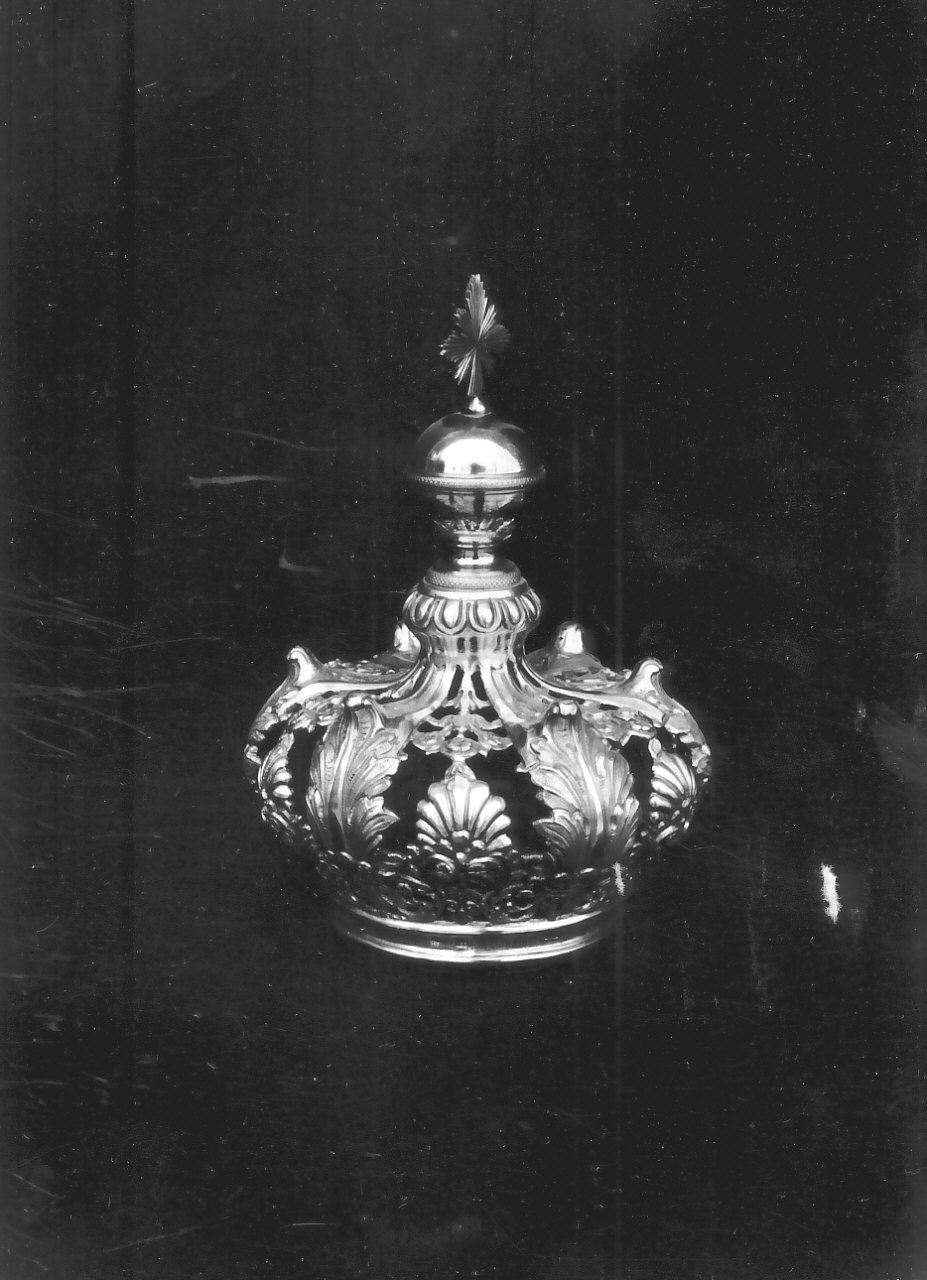 corona da statua, serie - bottega Italia meridionale (fine/inizio secc. XIX/ XX)