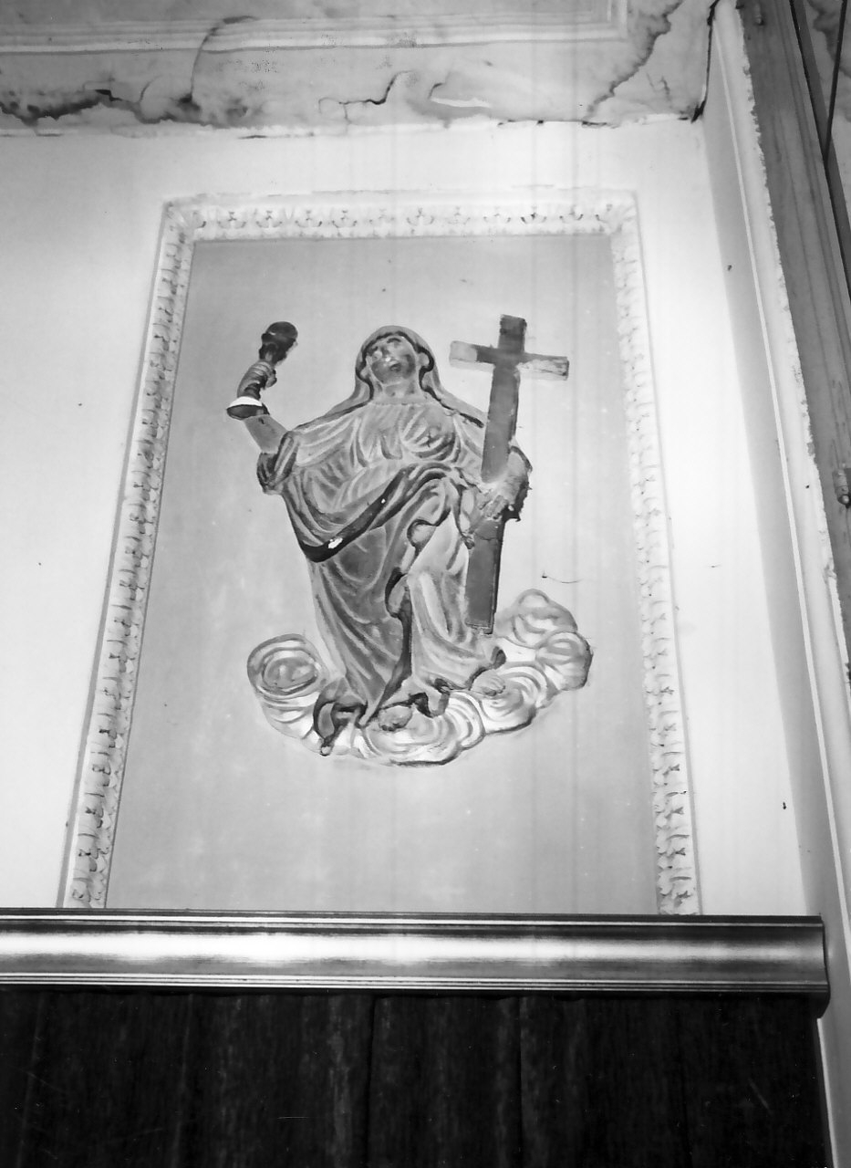 Fede (decorazione plastica, elemento d'insieme) - bottega calabrese (sec. XVIII)