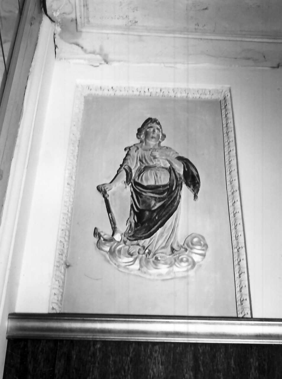 Speranza (decorazione plastica, elemento d'insieme) - bottega calabrese (sec. XVIII)