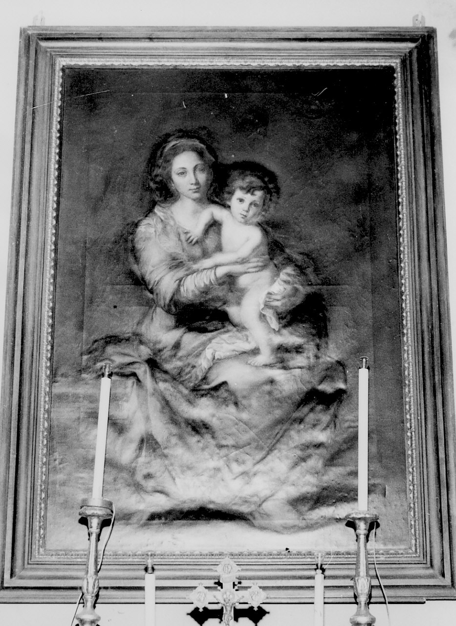 Madonna con Bambino (dipinto) - ambito Italia meridionale (sec. XX)