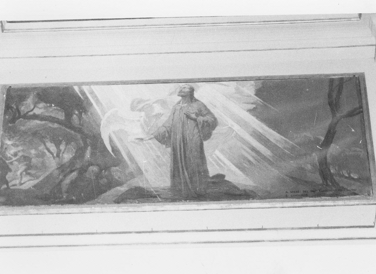 orazione di Cristo nell'orto di Getsemani (dipinto, elemento d'insieme) di Pancirolo Primo (sec. XX)