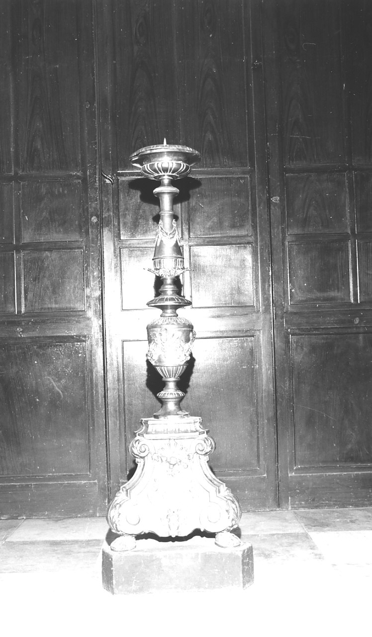 candeliere, serie - bottega Italia meridionale (seconda metà sec. XIX)