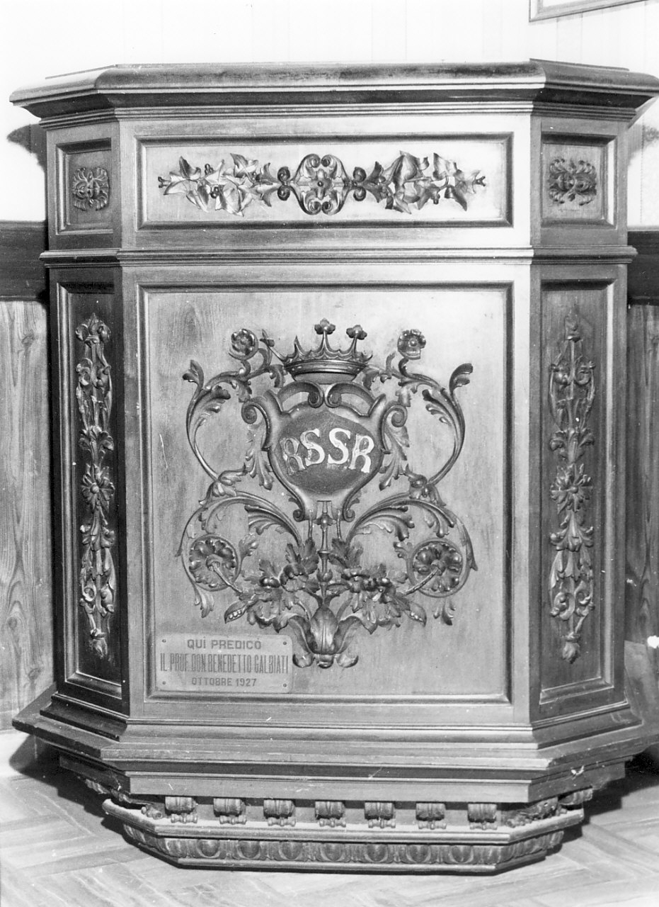 pulpito - bottega Italia meridionale (prima metà sec. XX)