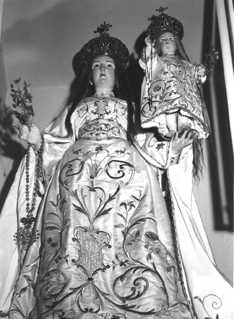 Madonna del Rosario (manichino, opera isolata) - bottega Italia meridionale (sec. XIX)