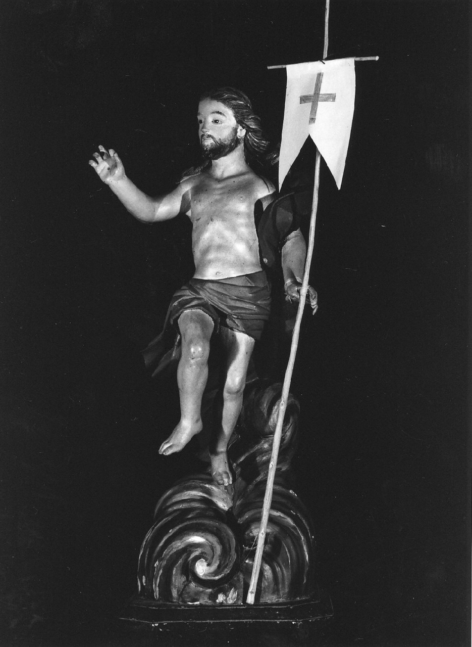 Cristo risorto (statua, opera isolata) - bottega Italia meridionale (sec. XIX)