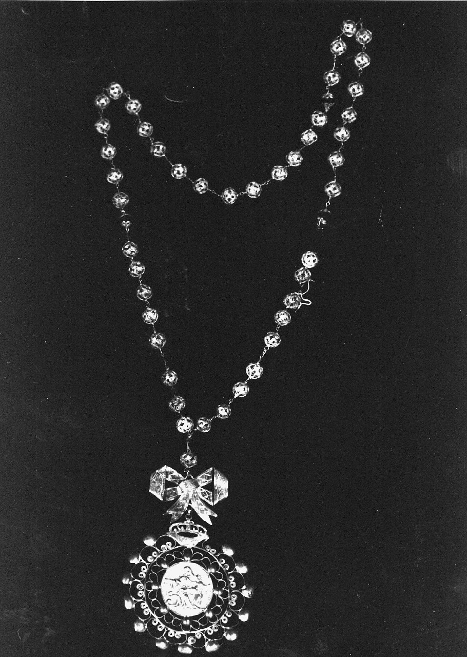 attributo iconografico di immagine sacra - bottega Italia meridionale (sec. XIX)