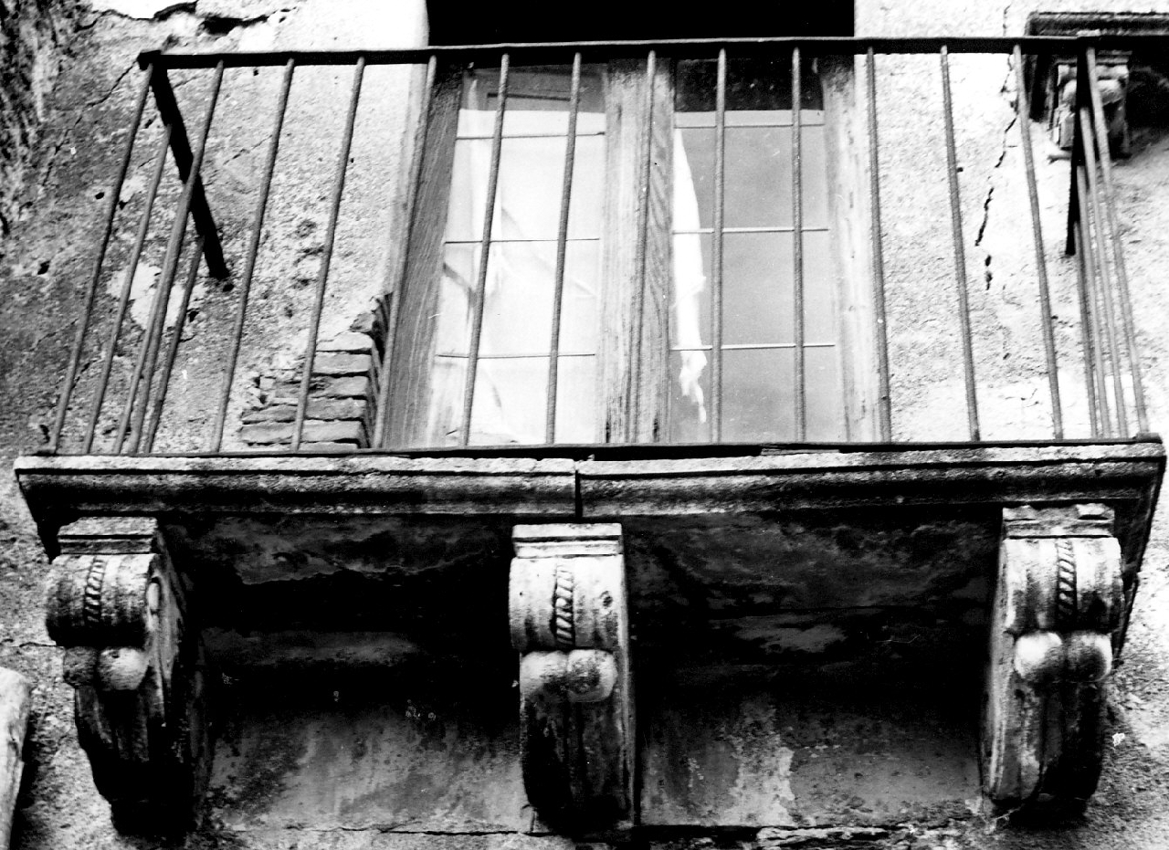 balcone, opera isolata - bottega calabrese (sec. XIX)