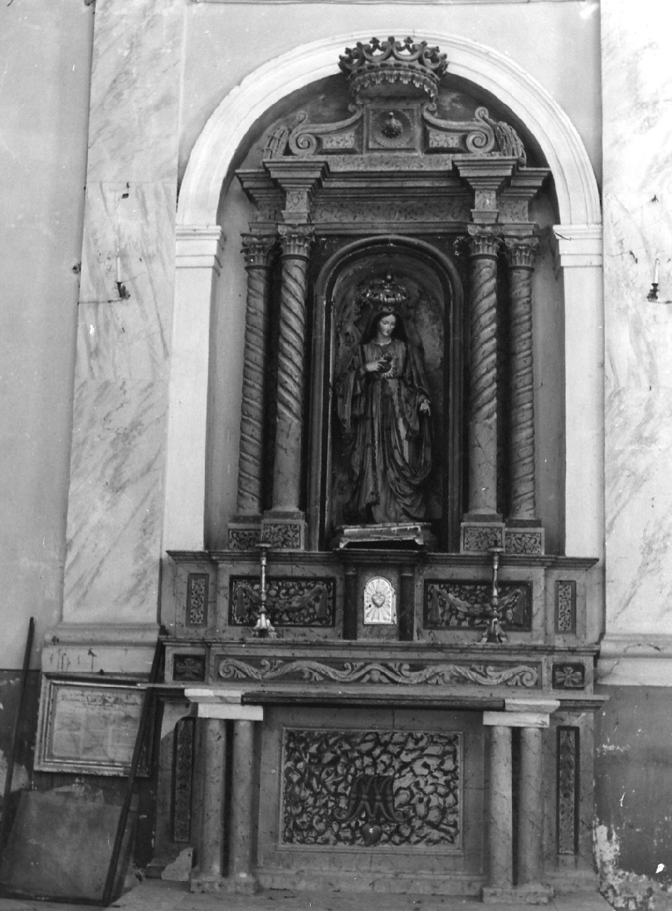 altare, opera isolata - bottega calabrese (sec. XIX)