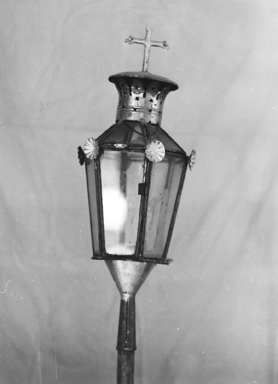 lanterna processionale, opera isolata - bottega calabrese (sec. XIX)