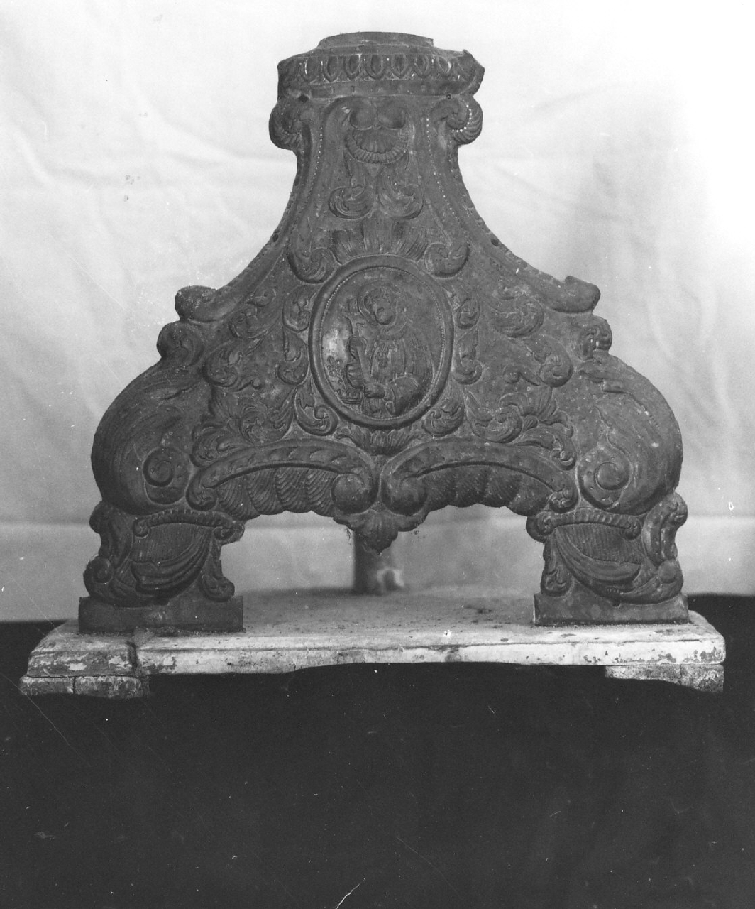 base per croce, opera isolata - bottega calabrese (sec. XIX)