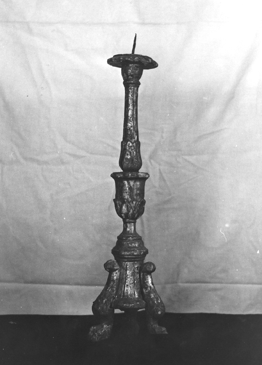 candeliere, opera isolata - bottega calabrese (sec. XIX)