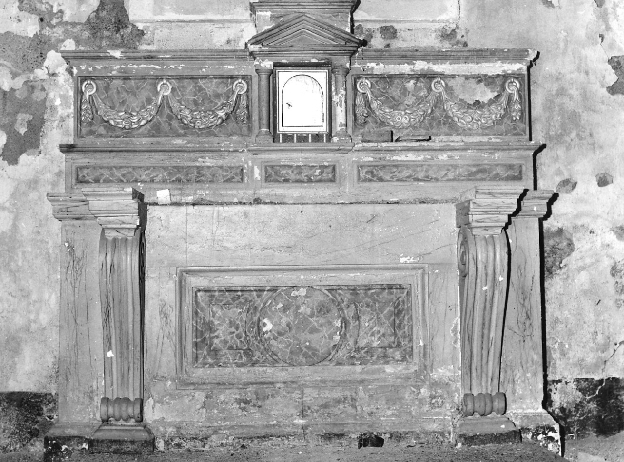 altare, opera isolata - bottega calabrese (sec. XIX)