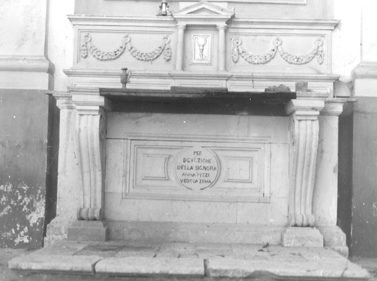 altare, opera isolata - bottega calabrese (sec. XIX)