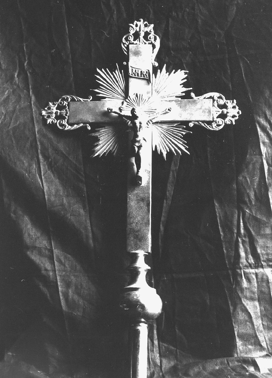 croce processionale, opera isolata - bottega calabrese (sec. XIX)