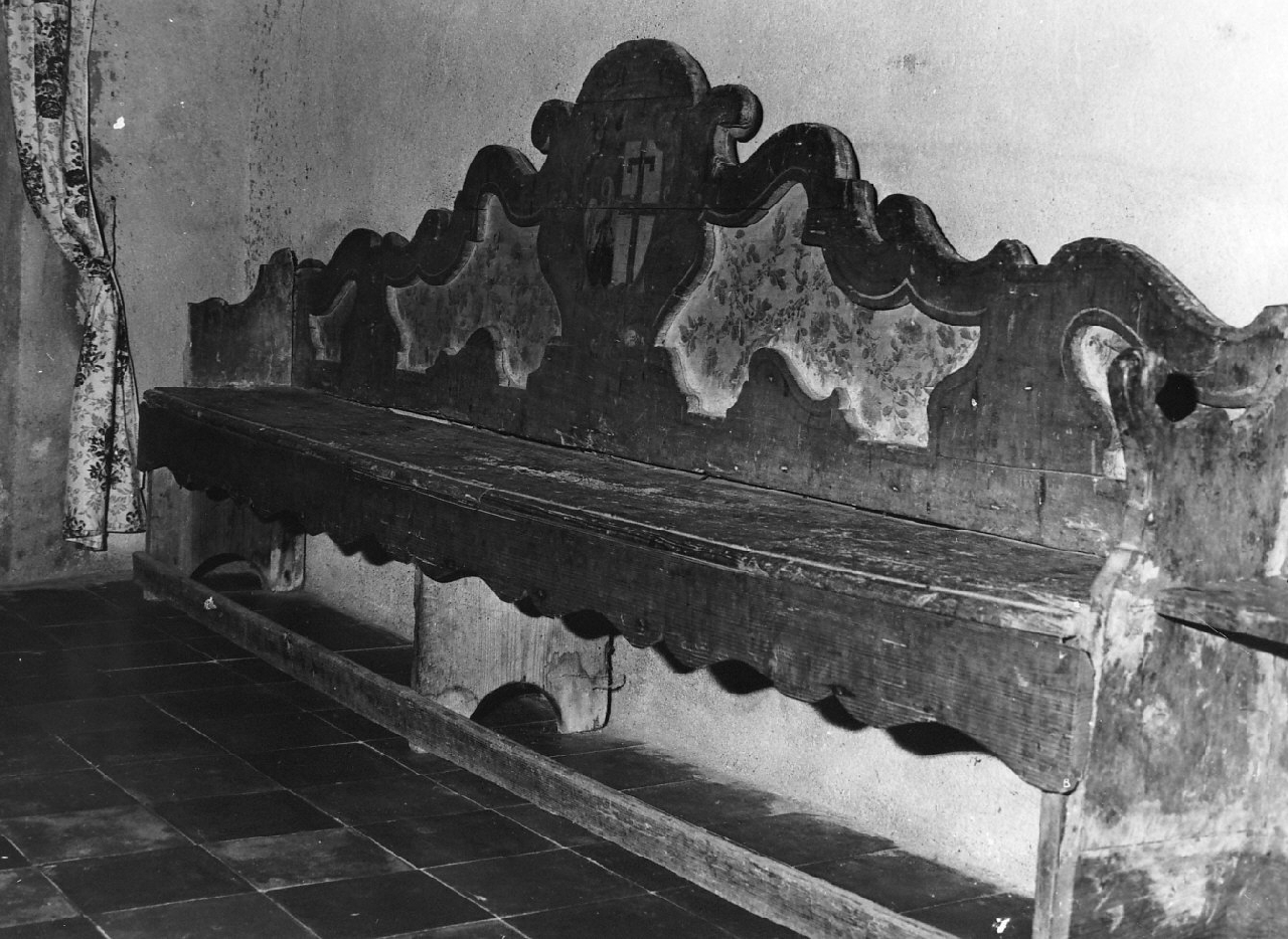 panca, serie - bottega calabrese (sec. XVIII)