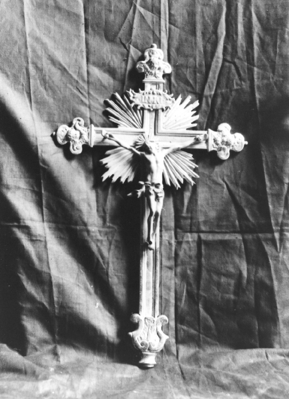 croce processionale, opera isolata - bottega calabrese (sec. XIX)