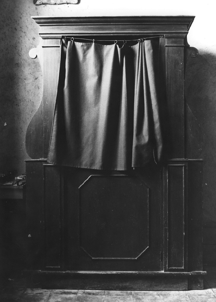 confessionale, opera isolata - bottega calabrese (sec. XIX)